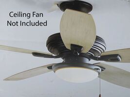 Ceiling Fan Light Kit 2-Light Oil Rubbed Bronze Ceiling Fan Moon LED Lig... - €25,44 EUR