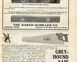 Akron Eclipse Levels &amp; Greyhound Saw 1909 Magazine Ad  - £14.24 GBP