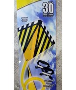 X-Kites StuntDiamond 30&quot; Yellow Dual Control Kite - New! - £10.19 GBP