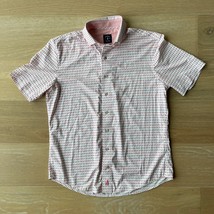 JOHNNIE-O Men&#39;s Ezra Button-Down Shirt Flamingos Small - £57.31 GBP