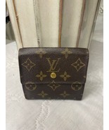 Preloved Louis Vuitton Monogram Elise Trifold Wallet – Great Condition - $4,164.09 MXN