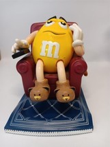 Vintage 1999 M&amp;M Yellow Lazy Boy Recliner with Remote Control Candy Disp... - $20.00