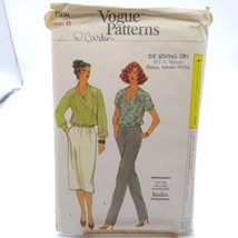 Vintage Sewing PATTERN Vogue 7316, Misses Stretch Knit 1979 Top Skirt an... - $17.42