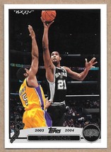 2003-04 Topps #21 Tim Duncan San Antonio Spurs - £1.56 GBP