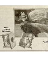 1916 Bell AT&amp;T Telephone Evolution Advertisement Country Wide Ephemera D... - $27.34 CAD