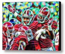 Framed Alabama Crimson Tide Football 9X11 Art Print Limited Edition w/signed COA - £14.78 GBP