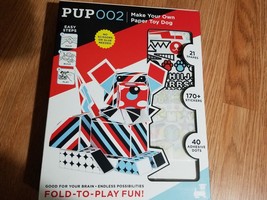 Paper Punk Dog Paper Building Blocks Fold to Play Fun - £11.74 GBP