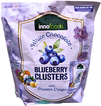 Inno Foods White Chocolate Blueberry Clusters 12 x 1.5 Oz EXP 11/2026 - $20.72