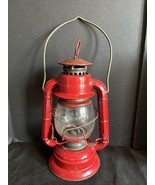 Vintage Red DIETZ COMET Kerosene Lantern Made In U.S.A. 8 1/2&quot; Tall  GRE... - £21.66 GBP