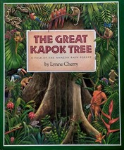 The Great Kapok Tree by Lynne Cherry / 1990 Hardcover First Edition Children&#39;s - £3.62 GBP