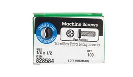 Hillman No. 1/4-20 in. x 1/2 in. L Phillips Pan Head Stainless Steel Mac... - $33.22 CAD