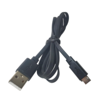 USB Tipo A a Micro USB Cavo Piatto - Nero - £6.98 GBP