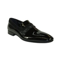 Men's GENIO Patent Leather Red Sole Shoes Formal 120371275 Black Stones image 7