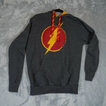 Six Flags Pullover Hoodie Sweatshirt XS Men&#39;s The Flash 100% Polyester  - $11.63