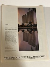 1987 Trump Plaza Of The Palm Beaches Vintage Print Ad pa28 - $9.89