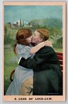 Couple Kissing Case of Lock Jaw Davidson Family of Long Pine NE Postcard A35 - £7.15 GBP