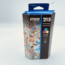 Genuine OEM Epson 215 Black &amp; Tri Color Ink Cartridges EXP: 01/2026  - $19.79
