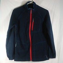 Columbia Size L Blue Red Childs Fleece Jacket - £21.67 GBP