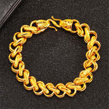 24K Gold-Plated Intertwined Bracelet - £16.85 GBP