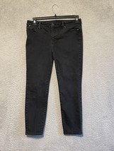Talbots Petite Flawless Slim Black Ankle Jeans Size 10P - $16.83