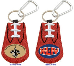 New Orleans Saints Keychain Classic Football Super Bowl 44 Champs CO - $29.99
