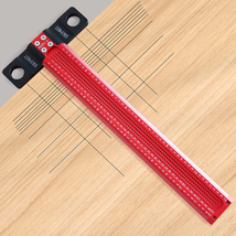12 Inch T-Square Architect Ruler for Carpenter Aluminum Woodworking Scriber - £30.60 GBP