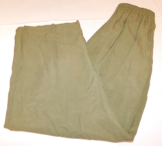 Cocon Women&#39;s ladies Size M Medium Long Pants Olive Green GUC Pre-owned - $18.01