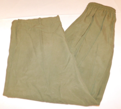 Cocon Women&#39;s ladies Size M Medium Long Pants Olive Green GUC Pre-owned - £13.46 GBP