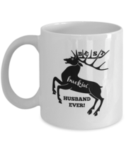 Best Buckin&#39; Husband Ever 11oz White Ceramic Coffee, Tea Cup, Valentines... - £17.20 GBP