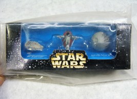 Toy Fair Star Wars 20TH Anniv Galoob Micro Machines Death Star Slave 1 Falcon - £14.11 GBP