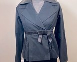 Trasy Resse New York Woman Jacket Black size 4 Leather Blazer B53 - £3.12 GBP