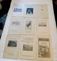 9 vintage Poultry booklets 1917-1935 Cornell University publications Farmers - £19.57 GBP