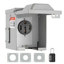 VEVOR RV Power Outlet Box Indoor/Outdoor 50 Amp 125-Volt/250-Volt Recept... - $545.25 MXN