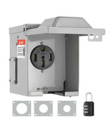 VEVOR RV Power Outlet Box Indoor/Outdoor 50 Amp 125-Volt/250-Volt Recept... - $547.73 MXN