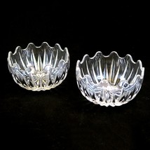 Princess House Royal Highlights Crystal Wave Edge Open Sugar Bowl Set of... - $452.37 MXN