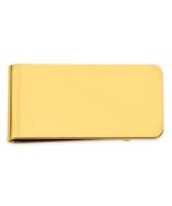 Gold-plated Kelly Waters Polished Rectangle Money Clip - $1,302.99 MXN