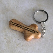 Personalized Comfort Cross Keychain, Drive Safe Keyring, be safe Keychai... - £31.42 GBP