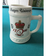 ADVERTISING MUG RUTGERS UNIVERSITY 1949 - £35.05 GBP