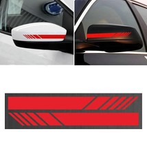 2Pcs Universal Auto Car Sticker Non Fading Fashion Color Stripe Car Sticker Raci - £34.77 GBP