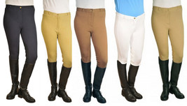 Ashley English Horse Riding Breeches Navy White Black Tan Brown 24&quot; 26 28 30 32&quot; - £16.47 GBP+