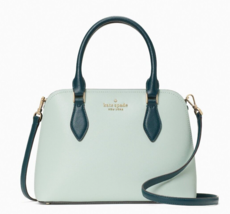 New Kate Spade Darcy Small Satchel Colorblock Grain Leather Sea Water Multi - £91.03 GBP