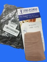 Truform Lites Stockings Womens Large Nude Knee High Sheer Open Toe 15-20... - $11.99