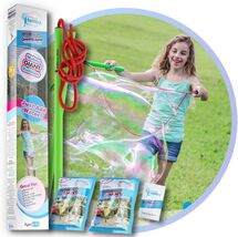 Majestic Giant Bubble Wands for Kids: 4-Piece Kit with Tips &amp; Colorful S... - $39.55