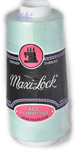 Maxi Lock All Purpose Thread Mint Green 3000 YD Cone  MLT-038 - $6.29