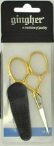 Gingher 3 1/2" Gold Epaulette Embroidery Scissors G-ET - $24.26