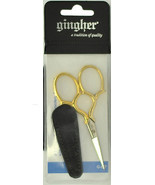 Gingher 3 1/2&quot; Gold Epaulette Embroidery Scissors G-ET - £19.05 GBP