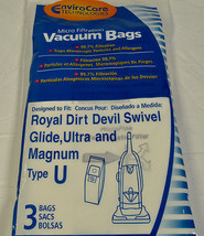 Dirt Devil Type U Vacuum Cleaner Bags ROR-1431 - £3.51 GBP