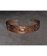 Vintage Copper Navajo Peyote Birds Cuff Bracelet - £39.94 GBP