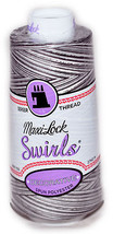 Maxi Lock Swirls Espresso Silk Serger Thread  53-M63 - £9.10 GBP