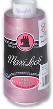 Maxi Lock All Purpose Thread Roseate 3000 YD Cone  MLT-058 - £5.02 GBP